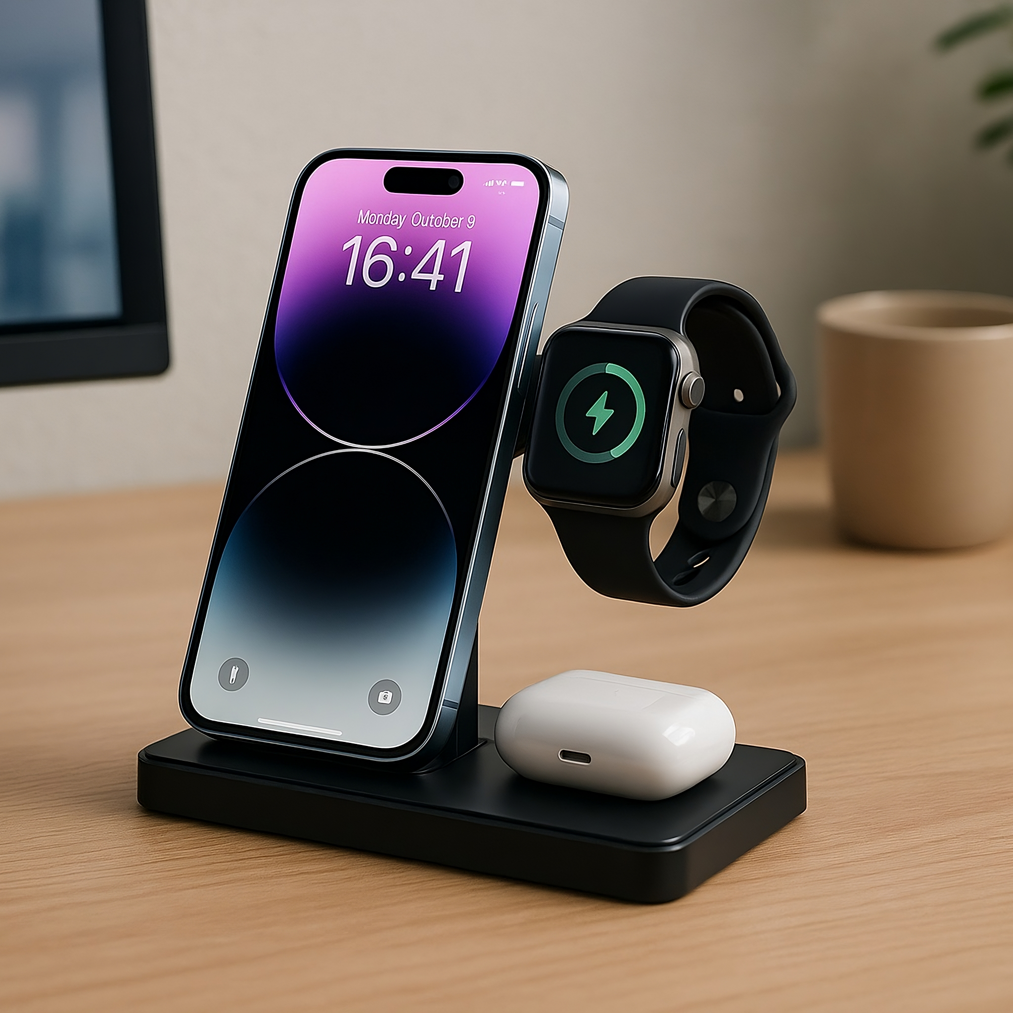 3-in-1 Wireless Ladecenter